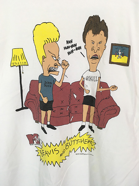 古着 90s USA製 MTV BEAVIS AND BUTT-HEAD ビーバス＆バッドヘッド