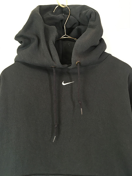 古着 90s USA製 NIKE センター スウォッシュ ロゴ 刺しゅう スウェット