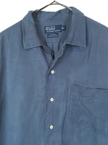 古着 90s Polo Ralph Lauren 「CALDWELL」 ワンポイント ソリッド