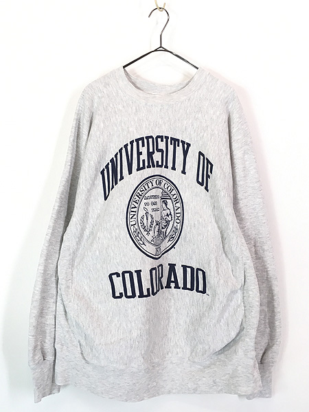 古着 90s USA製 RUGGED SWEATS 「UNIVERSITY OF COLORADO」 リバース