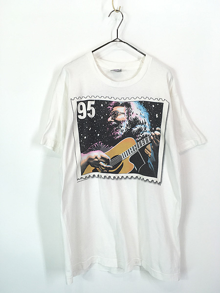 古着 90s Grateful Dead Jerry Garcia 1969&1995 切手 グラフィック