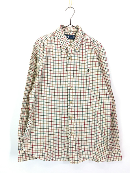 最終売り尽し】古着 90s Ralph Lauren カラフル グラフ チェック BD