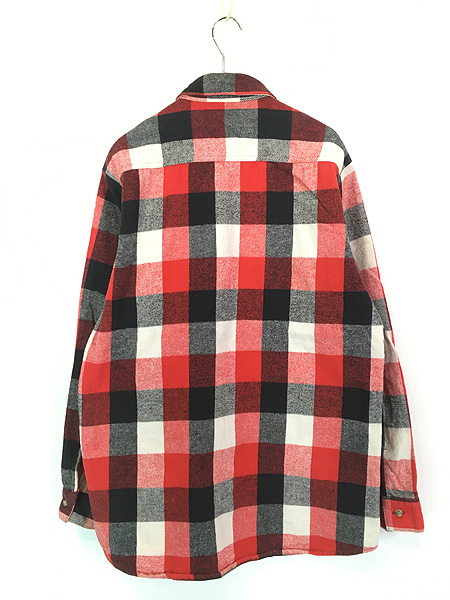 最終売り尽し】古着 80s USA製 FIVE BROTHER 好配色 ブロック チェック