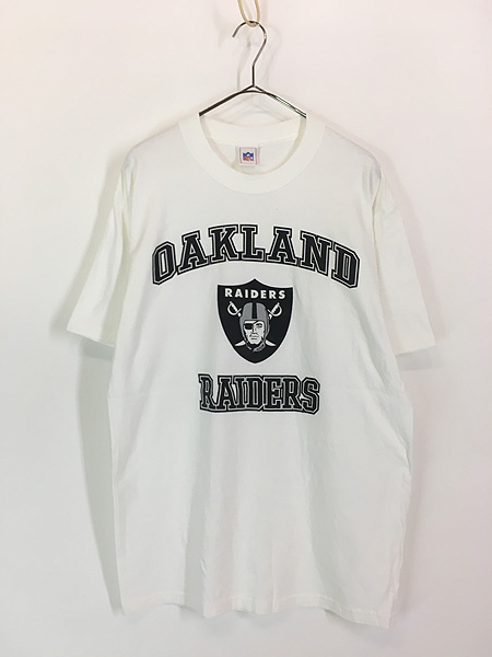 古着 NFL Oakland Raiders レイダース BIG ロゴ Tシャツ L 古着【30off