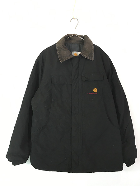 古着 80-90s Carhartt ナイロン ブラック ダック パデット