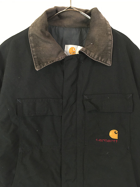 古着 80-90s Carhartt ナイロン ブラック ダック パデット