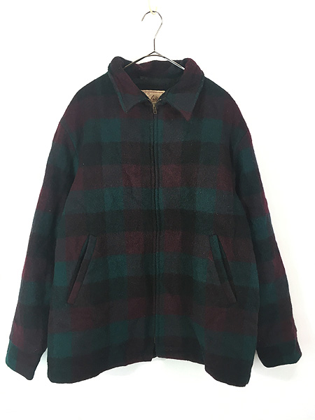 古着 90s USA製 WoolRich ボア フリース ライナー ブロック チェック
