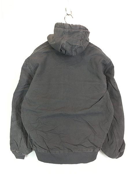 古着 90s USA製 Carhartt グレー ダック 防寒 パデット アクティブ