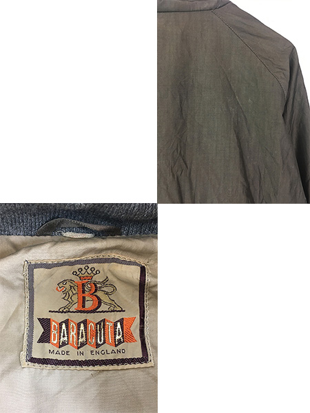 古着 50-60s 英国製 BARACUTA 名作 G-9 玉虫色 コットン ハリントン