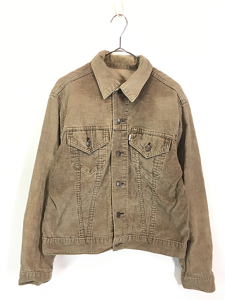 古着 70s Levis 70505 3rdタイプ コーデュロイ トラッカー ジャケット