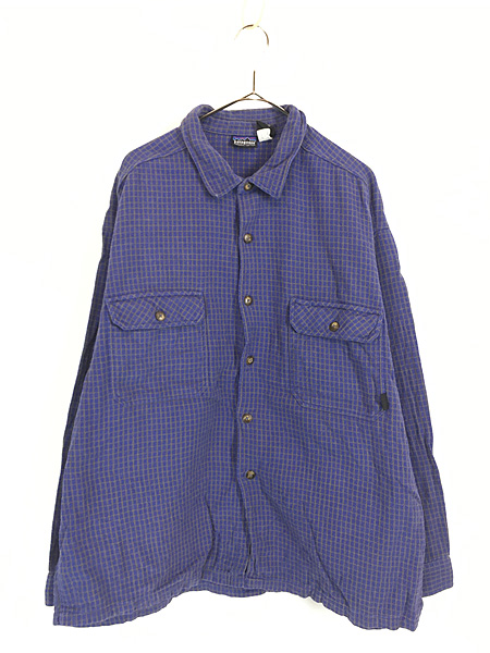 古着 90-00s ポルトガル製 Patagonia オーガニック コットン チェック