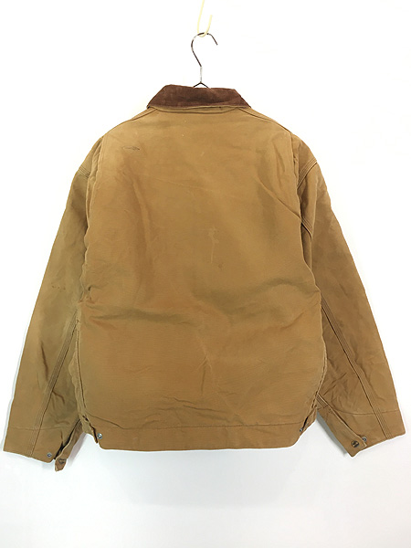 古着 80s USA製 Carhartt 裏地 ストライプ ブランケット ブラウン