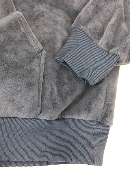 古着 80s USA製 Carhartt 裏地 フリース 光沢 ベロア ジップ パーカー