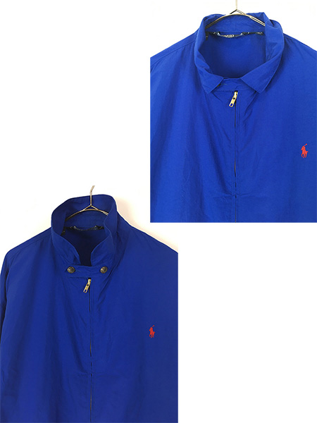 古着 90s Polo Ralph Lauren ワンポイント ナイロン スウィングトップ