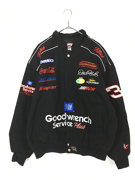 古着 90s CHASE 「GM Goodwrench Service」 企業 刺しゅう レーシング