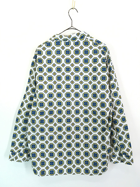 古着 60s TOWNCRAFT Penneys 小紋柄 総柄 開襟 ボックス パジャマ