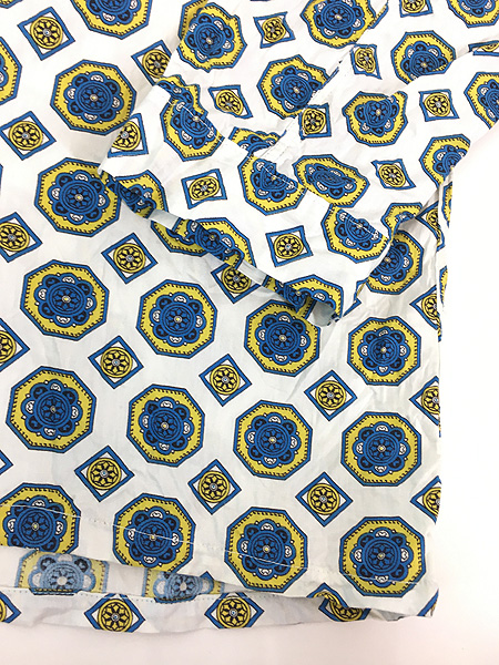 古着 60s TOWNCRAFT Penneys 小紋柄 総柄 開襟 ボックス パジャマ