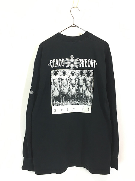 古着 90s CHAOS THEORY 「Grip It」 スカル ラップ ハードコア メタル