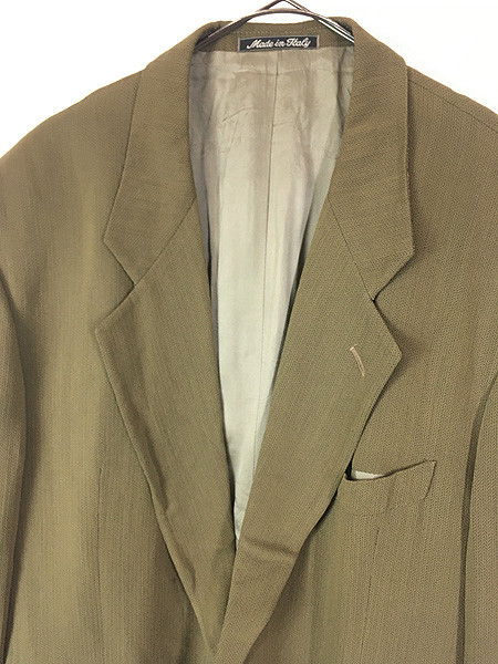 古着 90s Italy製 EMPORIO ARMANI 上質 レーヨン ウール テーラード