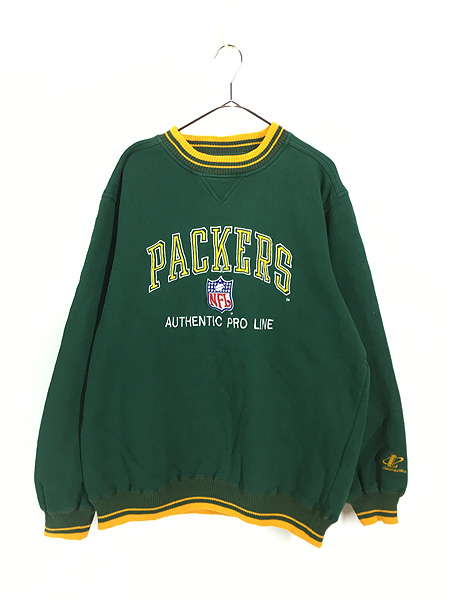 古着 90s NFL Green Bay Packers パッカーズ 刺しゅう スウェット