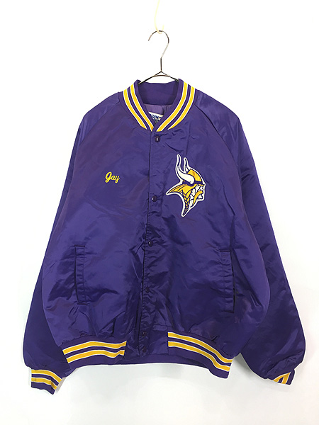 古着 80s USA製 Chalk Line NFL Minnesota Vikings バイキングス 光沢