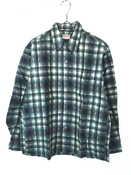 古着 Deadstock!! 50s USA製 McGREGOR 好配色 オンブレ シャドー