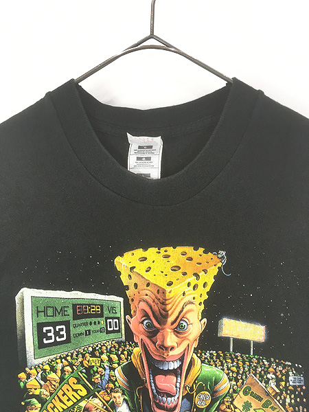 古着 90s USA製 NFL Green Bay Packers パッカーズ チーズヘッド