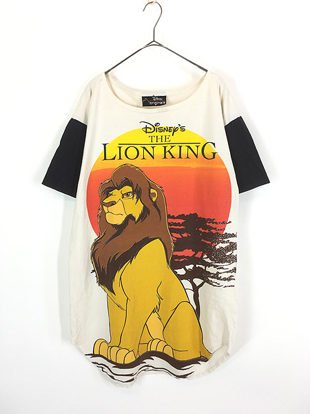 レディース 古着 90s USA製 Disney The Lion King ライオンキング
