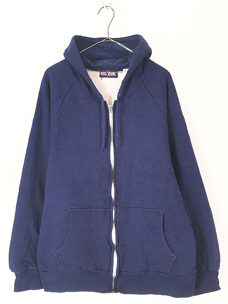 古着 70s ルーマニア製 BIG YANK 無地 ソリッド 裏サーマル ダブル