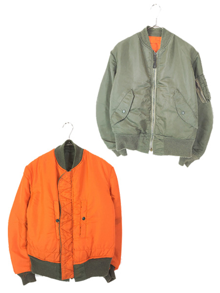 古着 70s CONCORD MA-1 MIL-J-8279E (USAF) ミリタリー リバーシブル