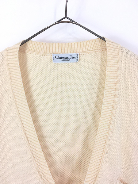 古着 90s Italy製 Christian Dior ワンポイント パチポケ ウール
