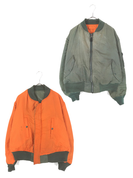 古着 90s USA製 PATRIOT UNIFORMS MA-1 8279F(USAF) 「縦ステッチ