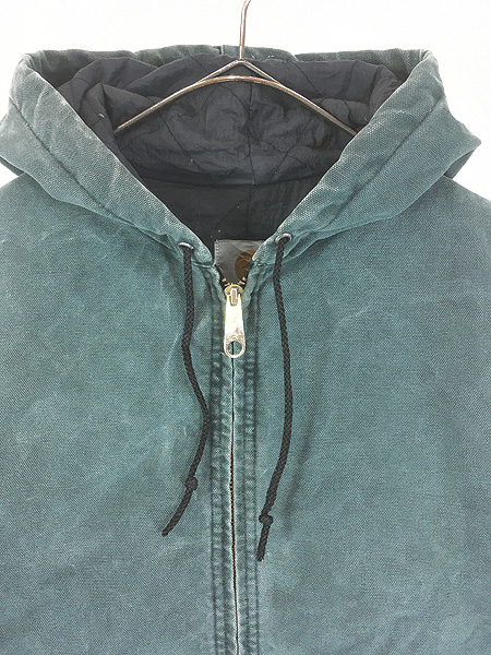 古着 80s USA製 Carhartt ハンターグリーン ダック パデット
