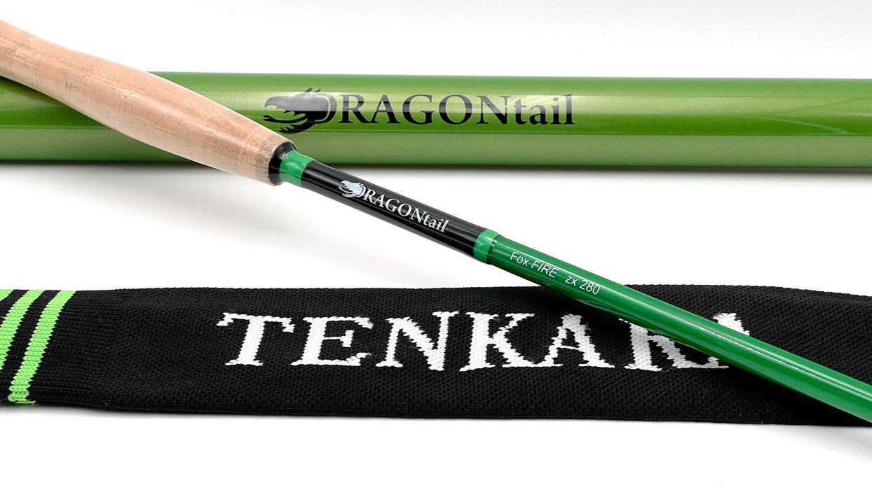 FoxFIRE zx280 Zoom Fiberglass-Hybrid Tenkara Rod — DRAGONtail Tenkara
