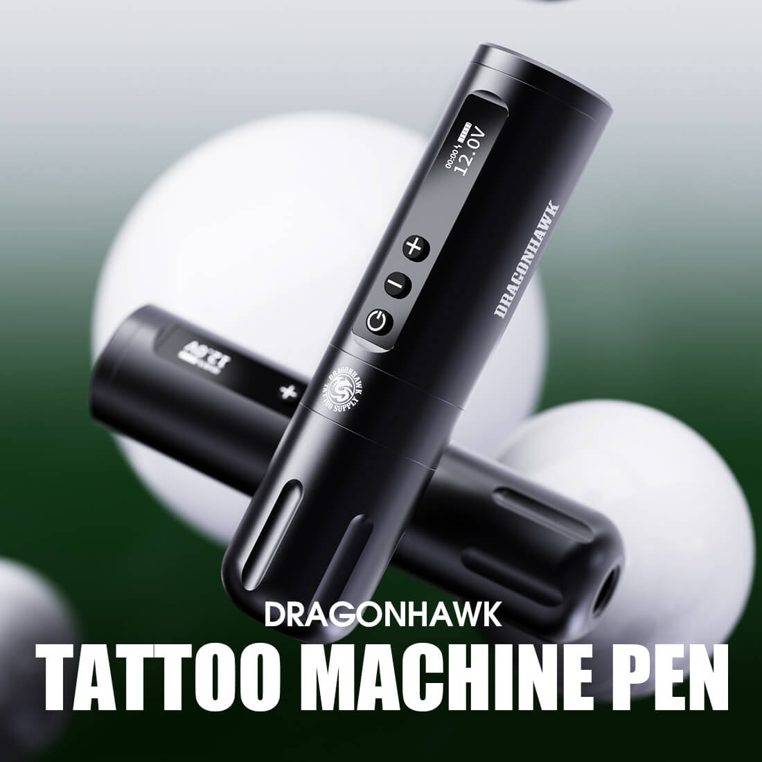 Dragonhawk Wireless Tattoo Pen Machine with 3.5MM stroke Brushless