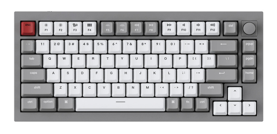 Keychron Q1 Knob Version発売。右上キーがノブ仕様のメカニカル