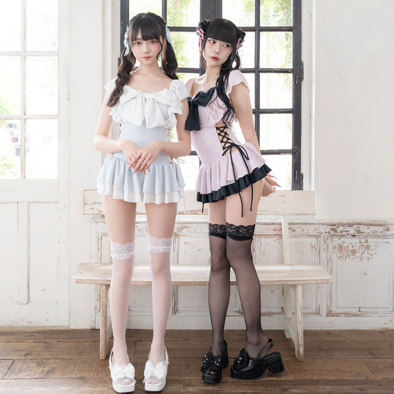 サイドレースアップリボン水着 – レディースファッション通販の夢展望