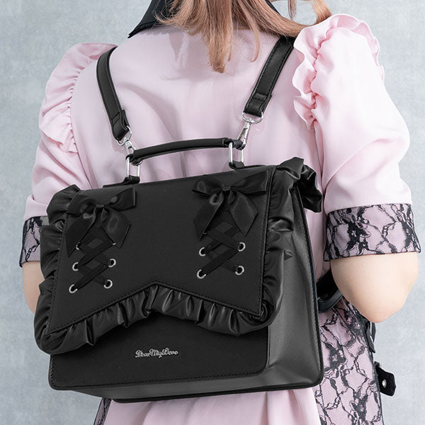 3WAYレースアップセーラーリュック – レディースファッション通販の夢