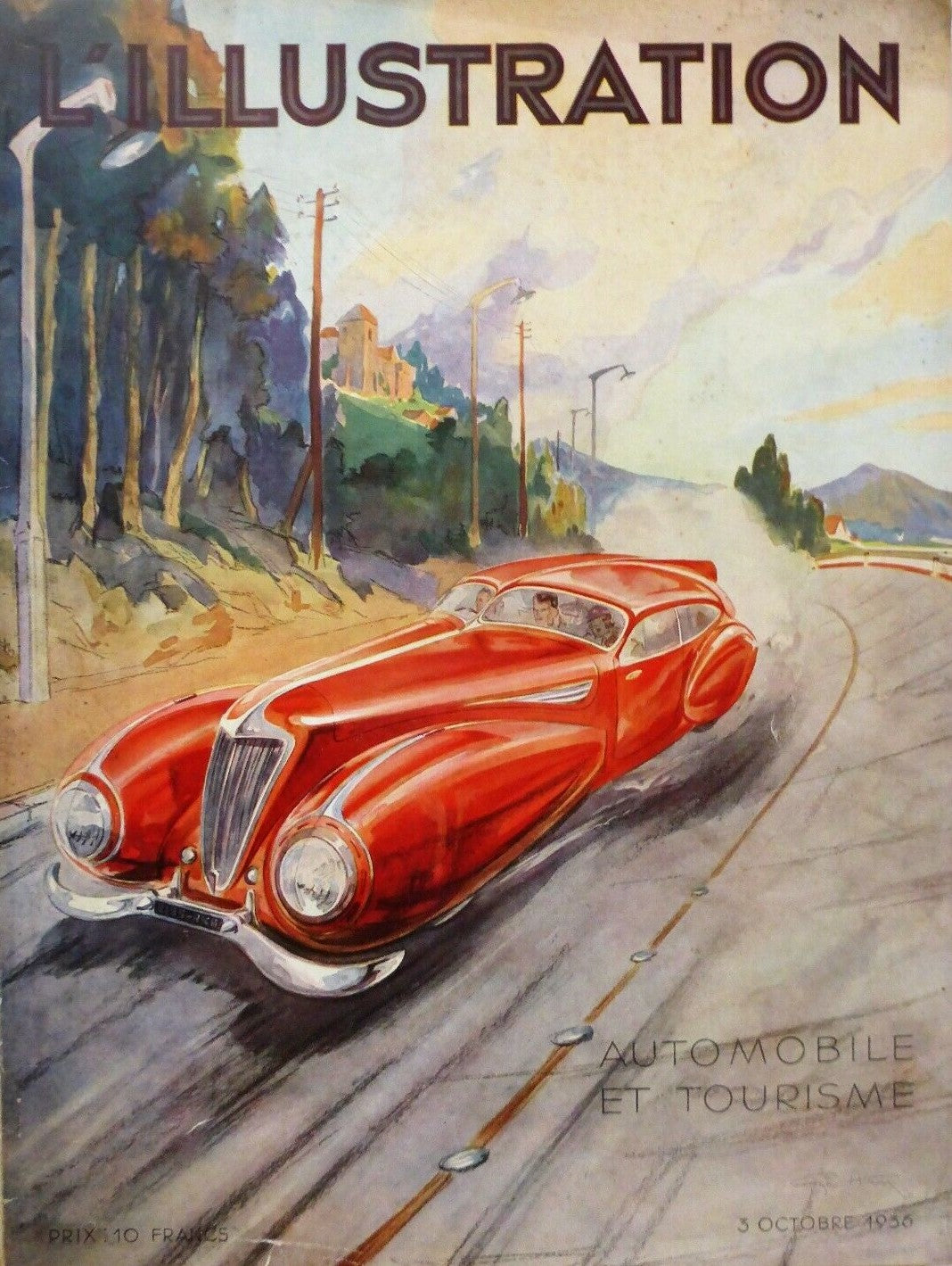 L'Illustration Magazine, France, 1933. Art Deco, Geo Ham