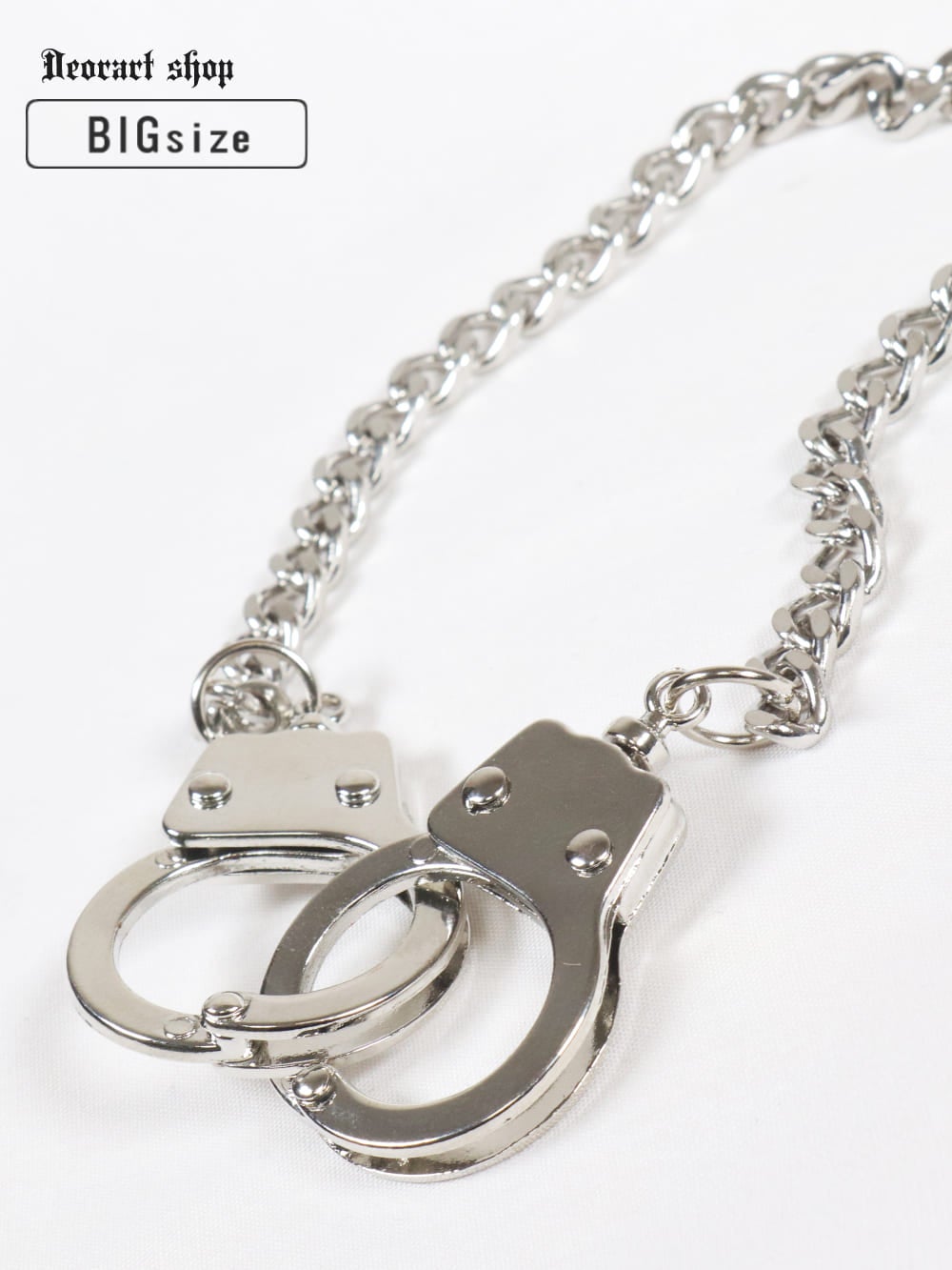 BY1148 [BIG size] 手錠デザイン・ネックレスペンダント [handcuffs
