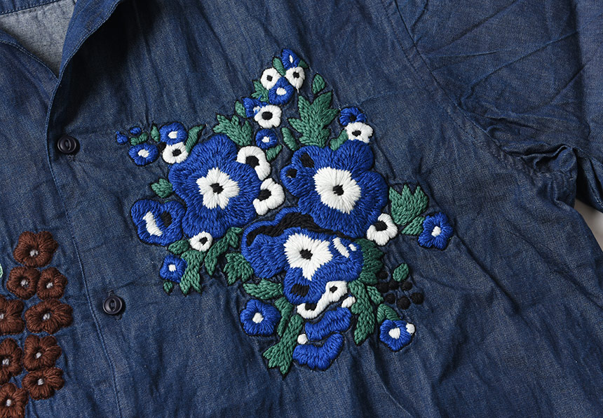 NOMA t.d. - HAND EMBROIDERY SHIRT