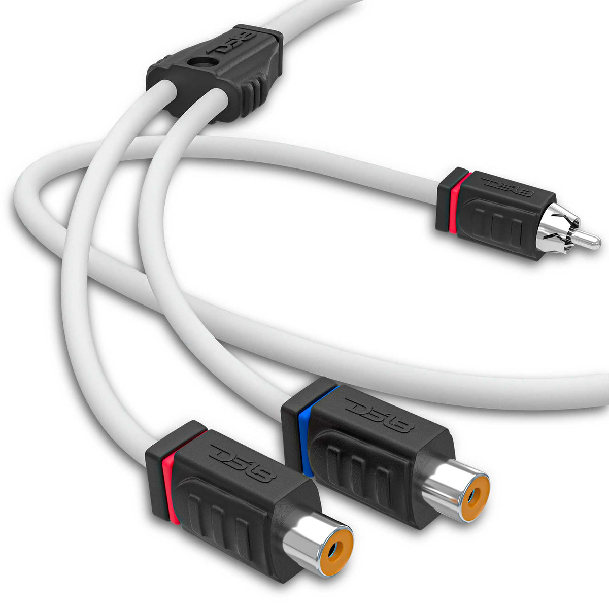 RCA Marine Grade Tinned 100% Copper OFC Y Connector 1 FEMALE to 2 MALE