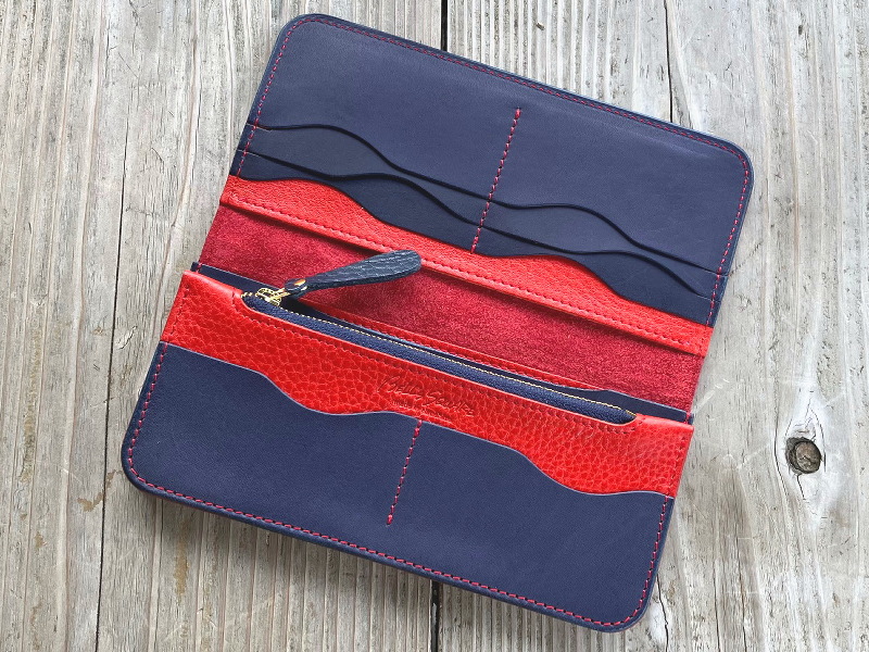 広島ジビエレザー×広島東洋カープ鹿革長財布 1個(長財布): せとうち