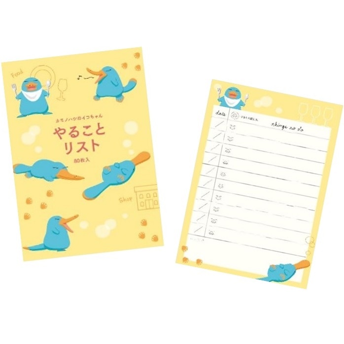 カモノハシのイコちゃん やることメモB(B): 鉄道グッズ│DISCOVER WEST