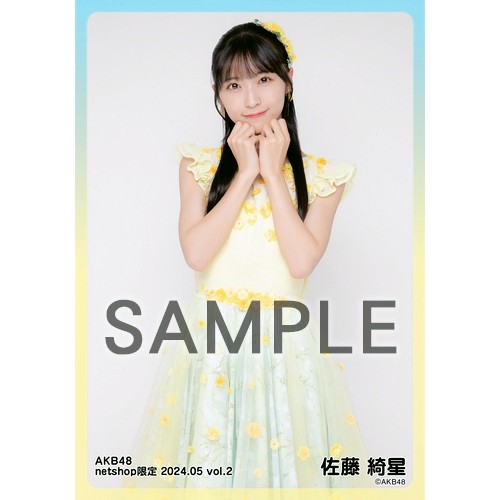予約商品】AKB48 2024年5月度 net shop限定個別生写真5枚セットvol.2