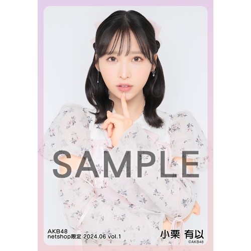 予約商品】AKB48 2024年6月度 net shop限定個別生写真5枚セットvol.1