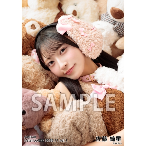 予約商品】AKB48 2025年11月度 net shop限定個別生写真5枚セットvol.1