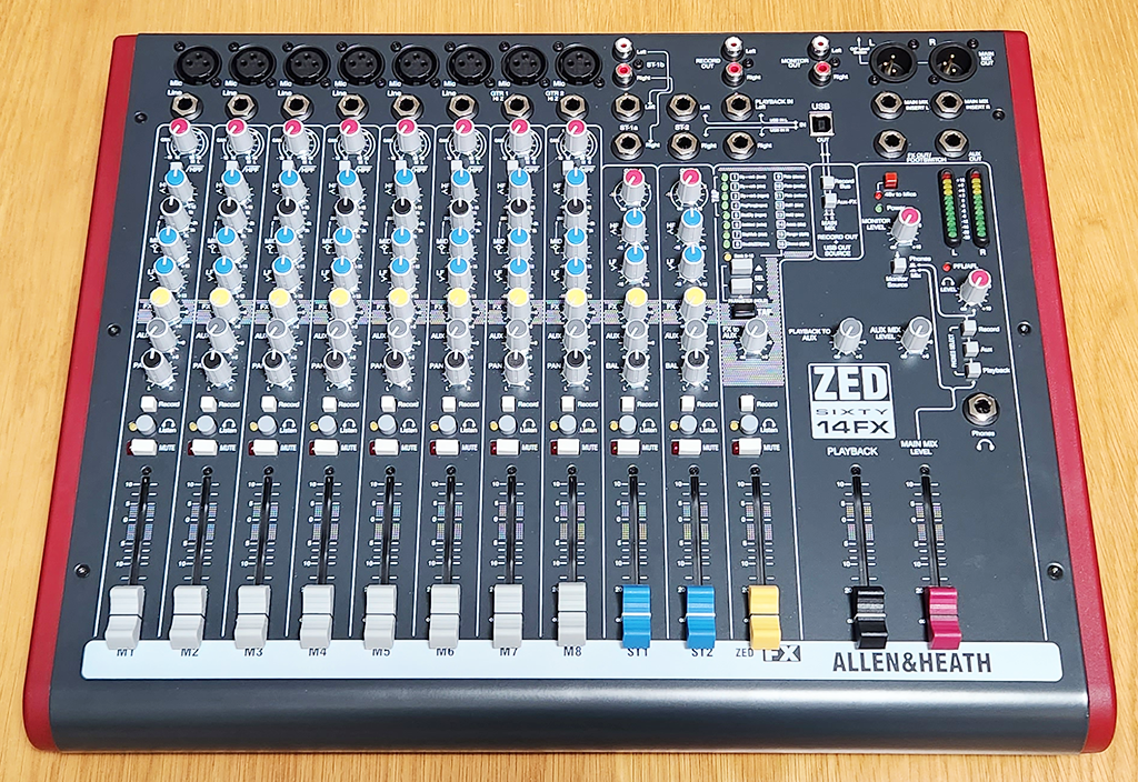 ALLEN&HEATH ZED60-14FX 使用レビュー: ネット中継配信でGO!