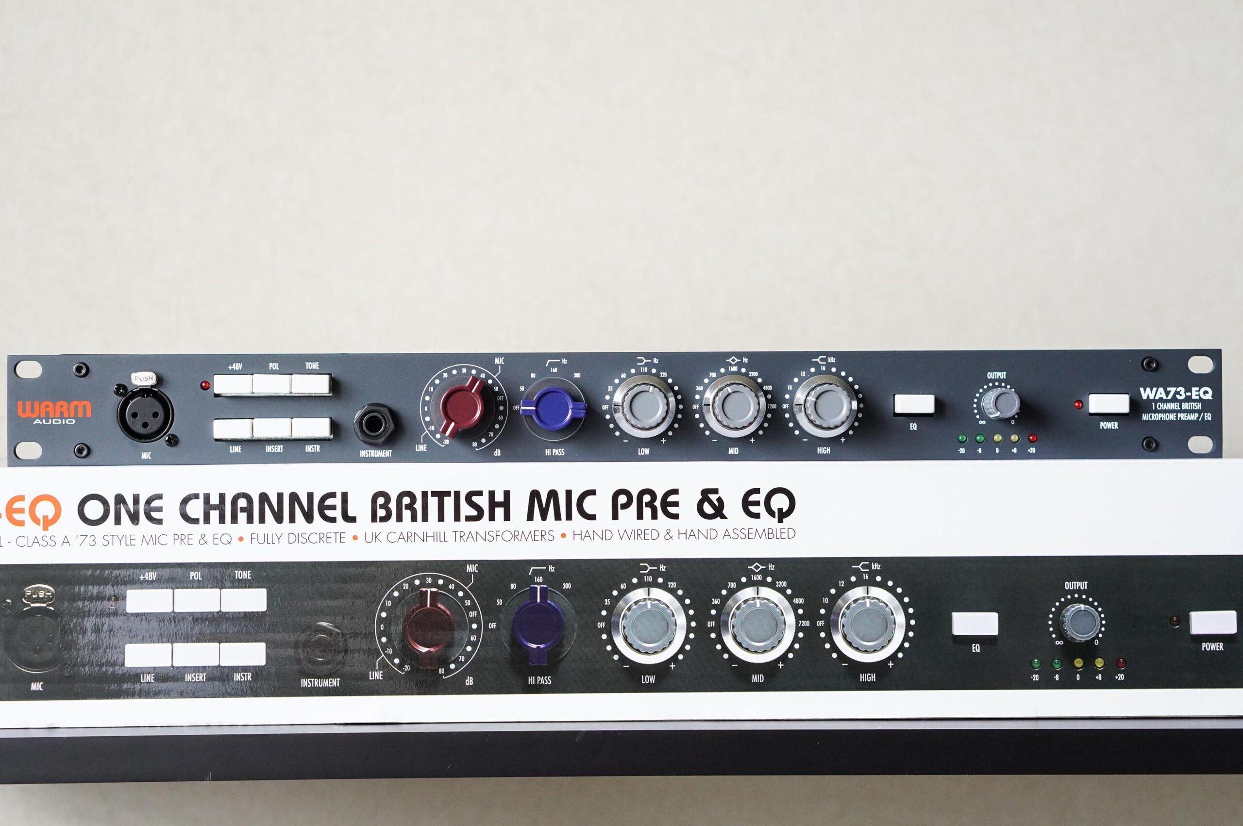 WARM AUDIO WA-73EQの実機使用レビュー！音源あり【NEVE 1073タイプ