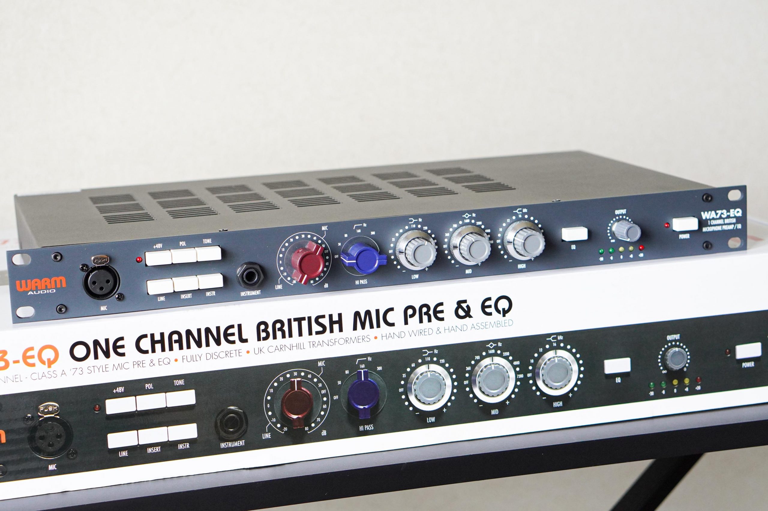 WARM AUDIO WA-73EQの実機使用レビュー！音源あり【NEVE 1073タイプ